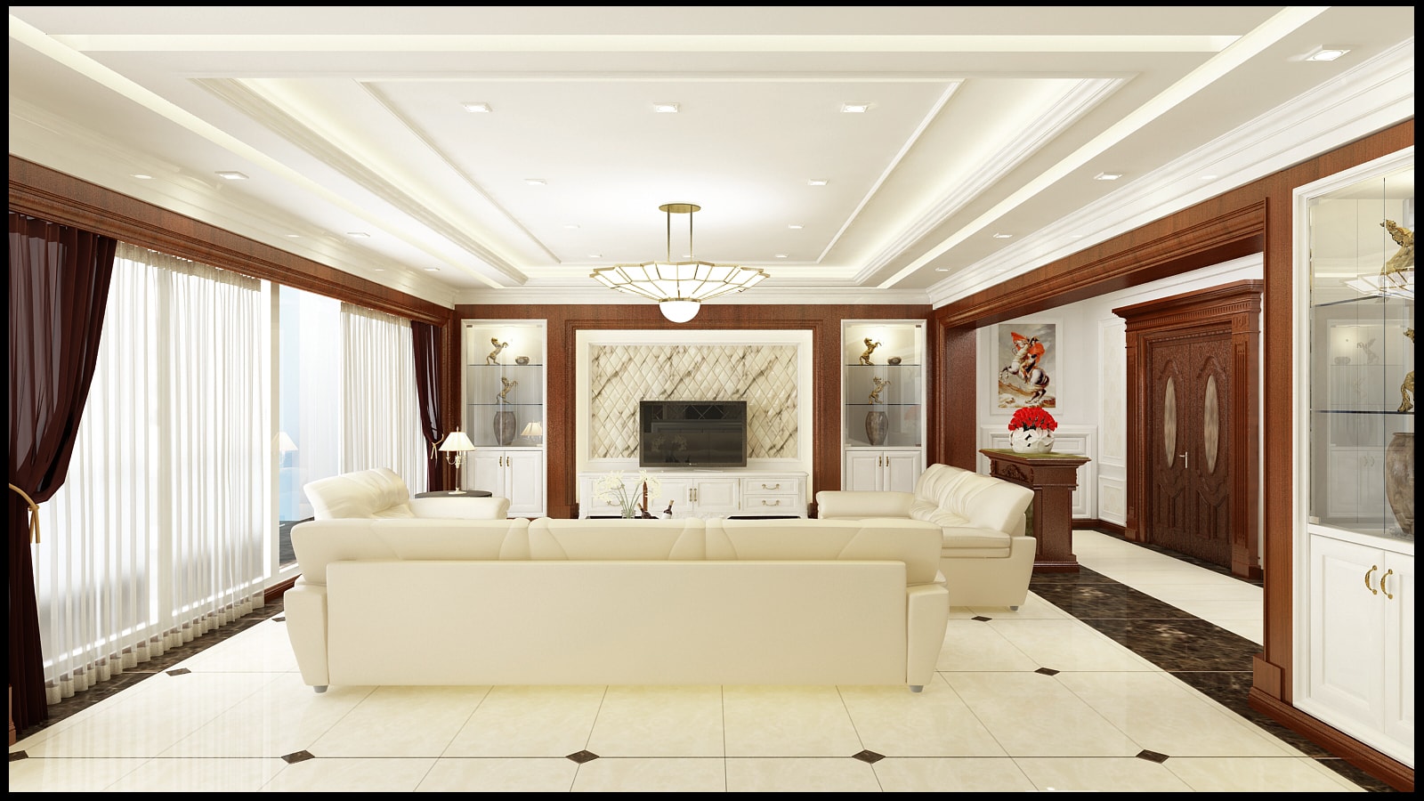Thiết kế nội thất chung cư penthouse 
