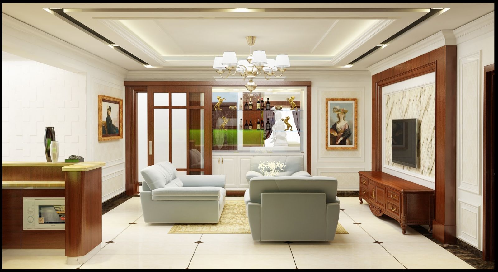 Thiết kế nội thất chung cư penthouse 