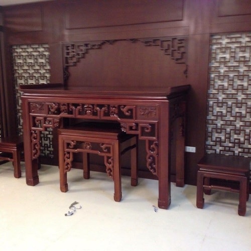 Cấm kỵ đặt bàn thờ dưới xà ngang