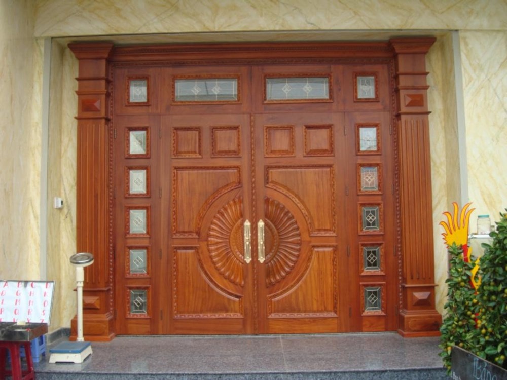 cửa gỗ 4 cánh đẹp