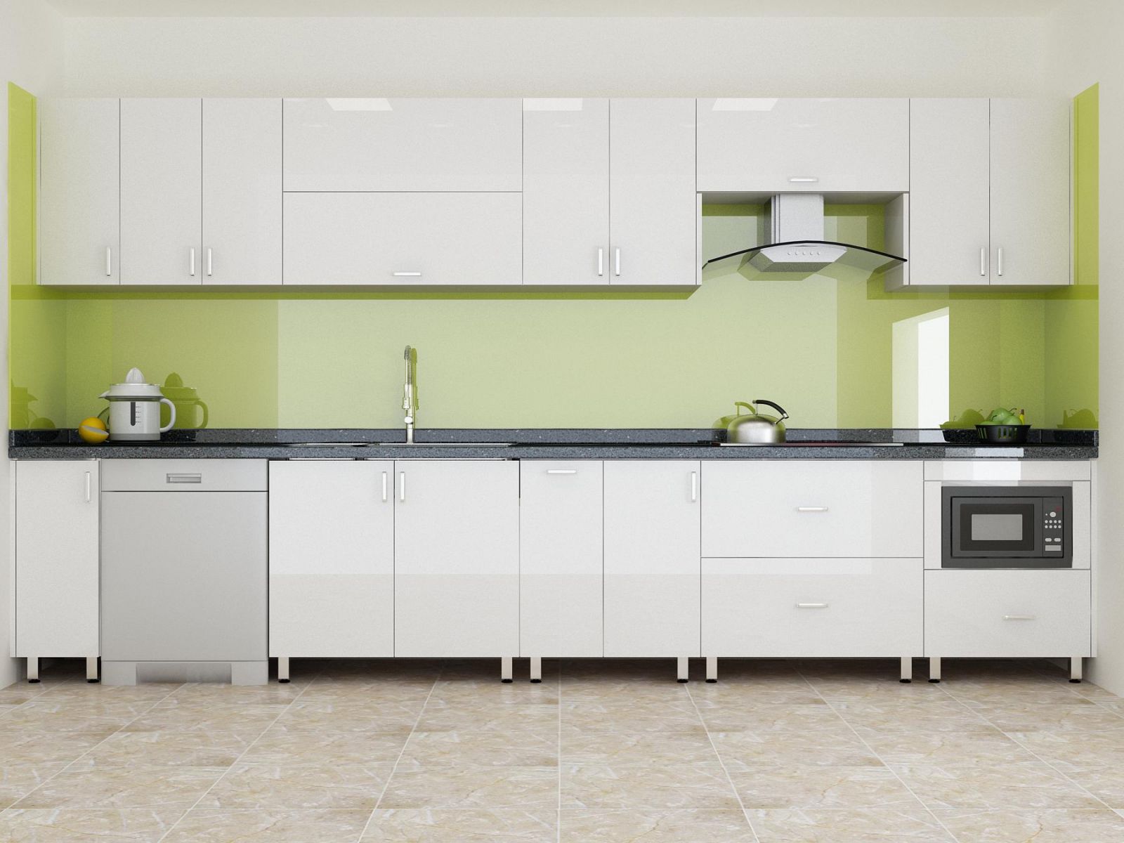 tủ bếp nhựa picomat