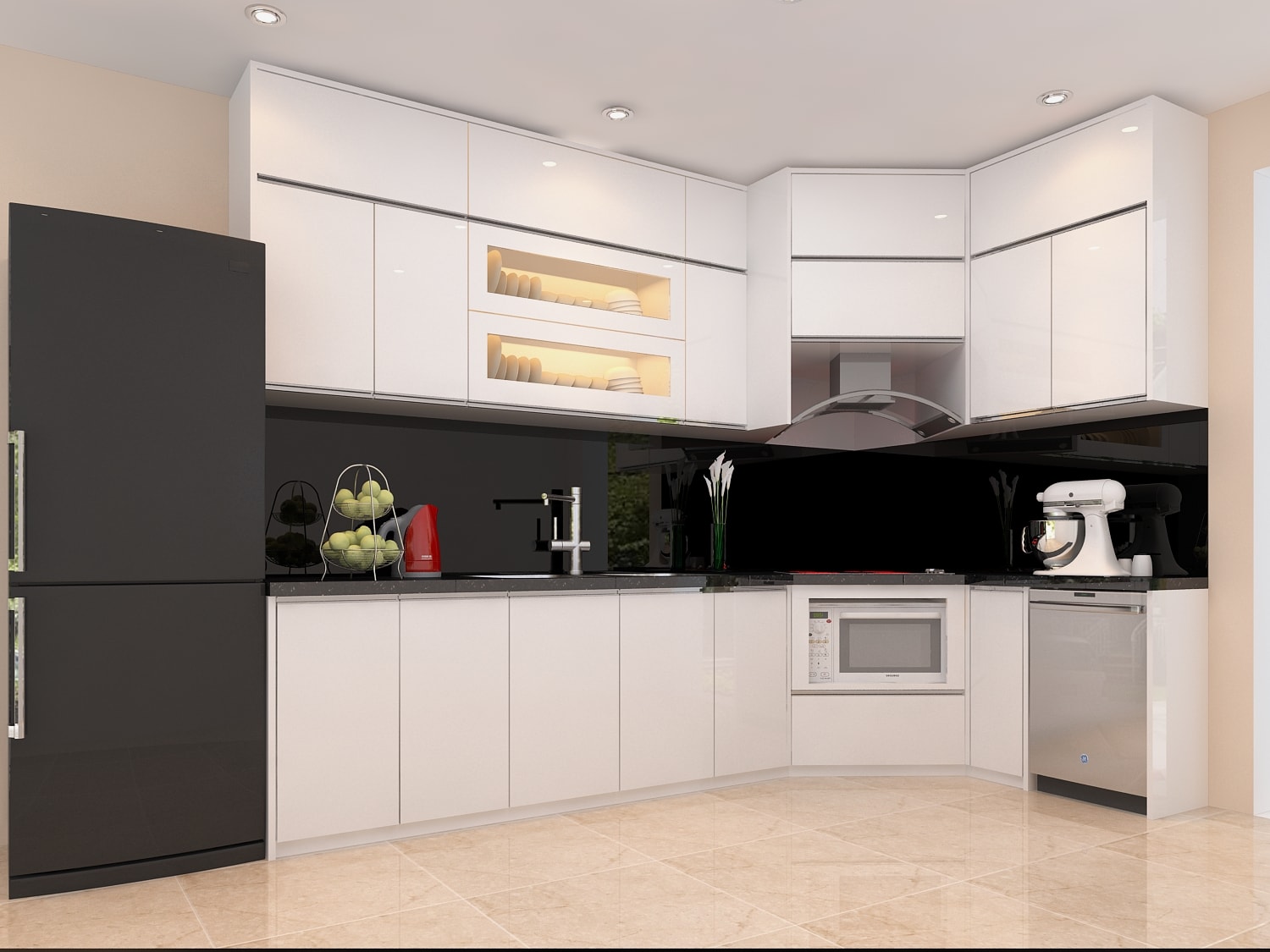 tủ bếp nhựa picomat