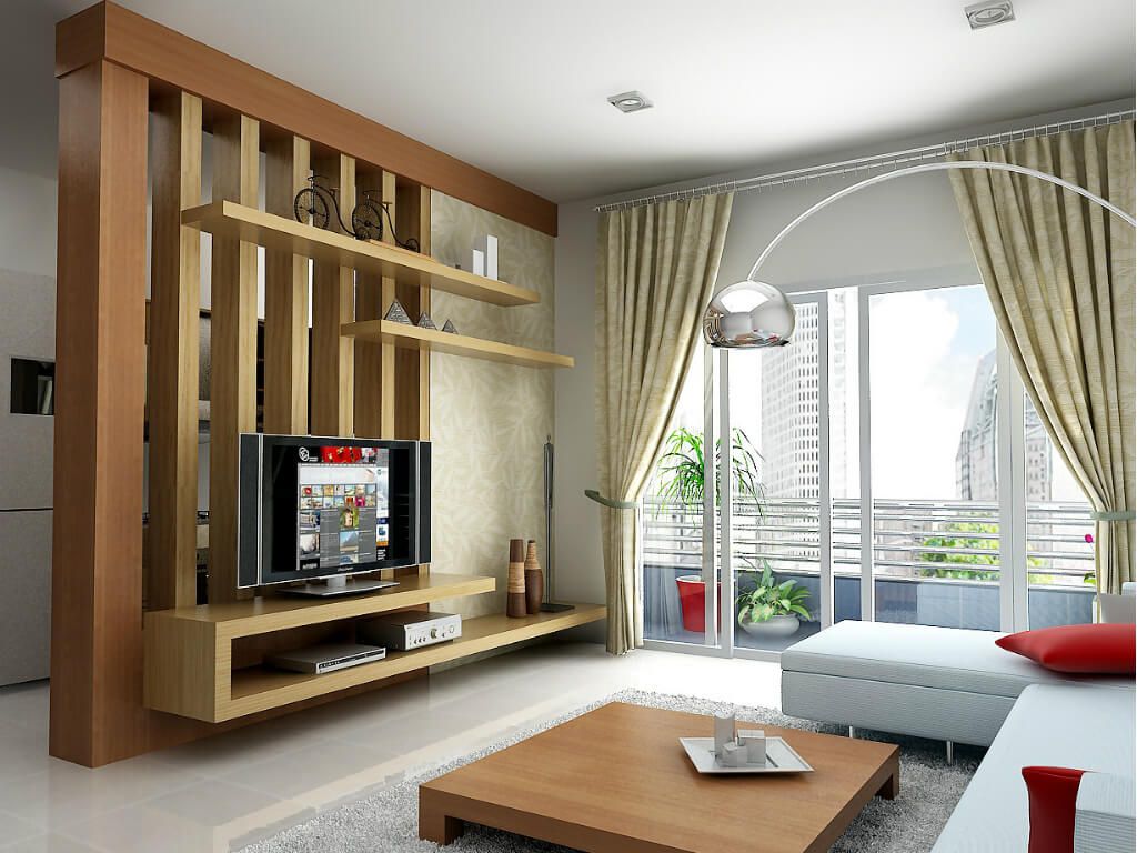 vách ngăn bằng gỗ đẹp