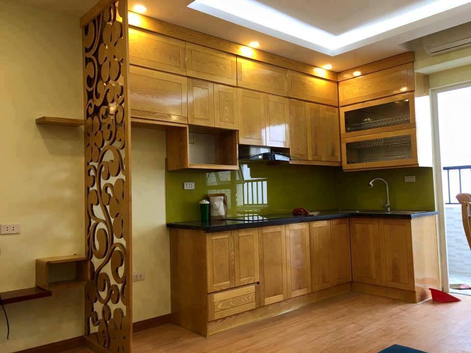 Báo giá tủ bếp gỗ tự nhiên